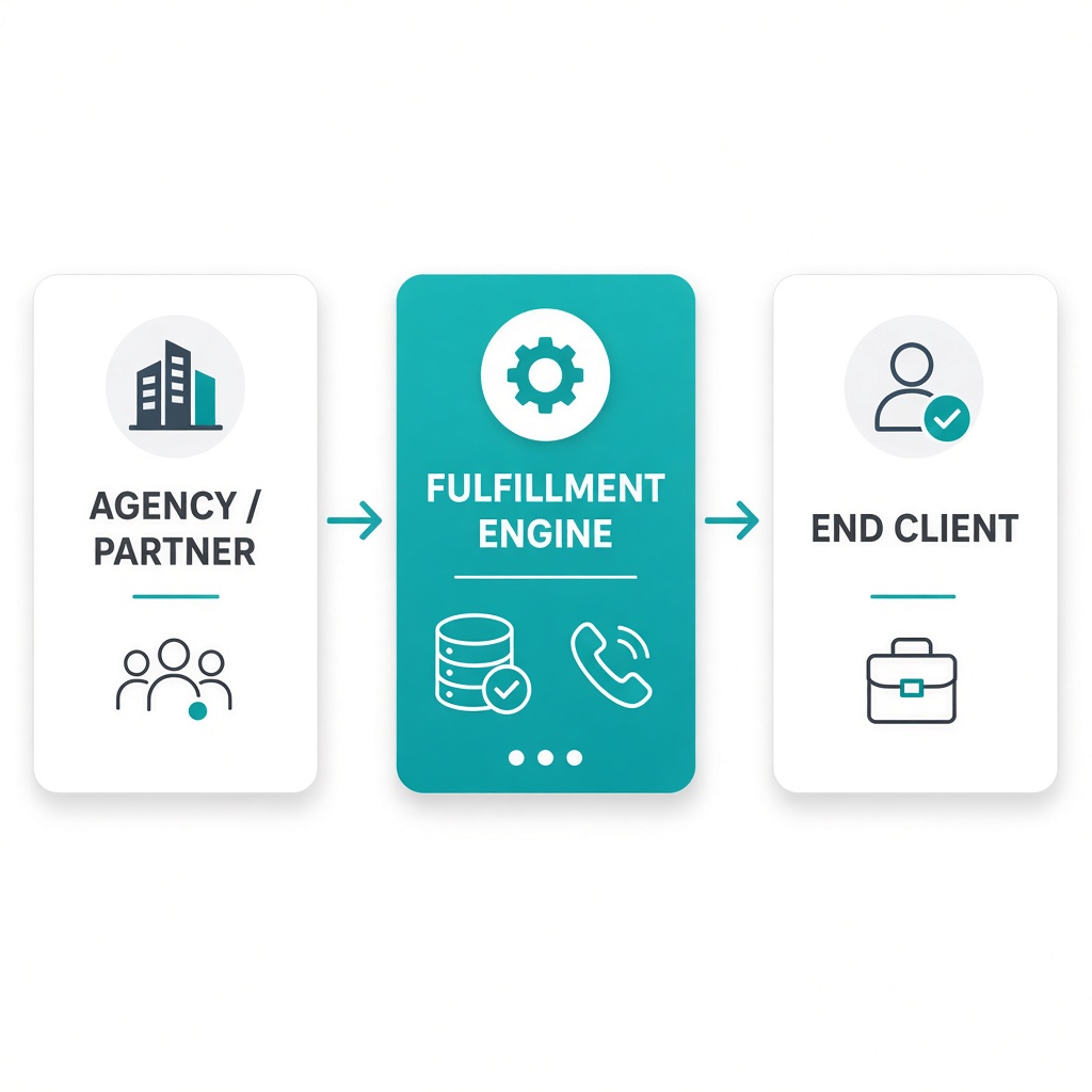 B2B partner model: agencies and fulfillment teams working together